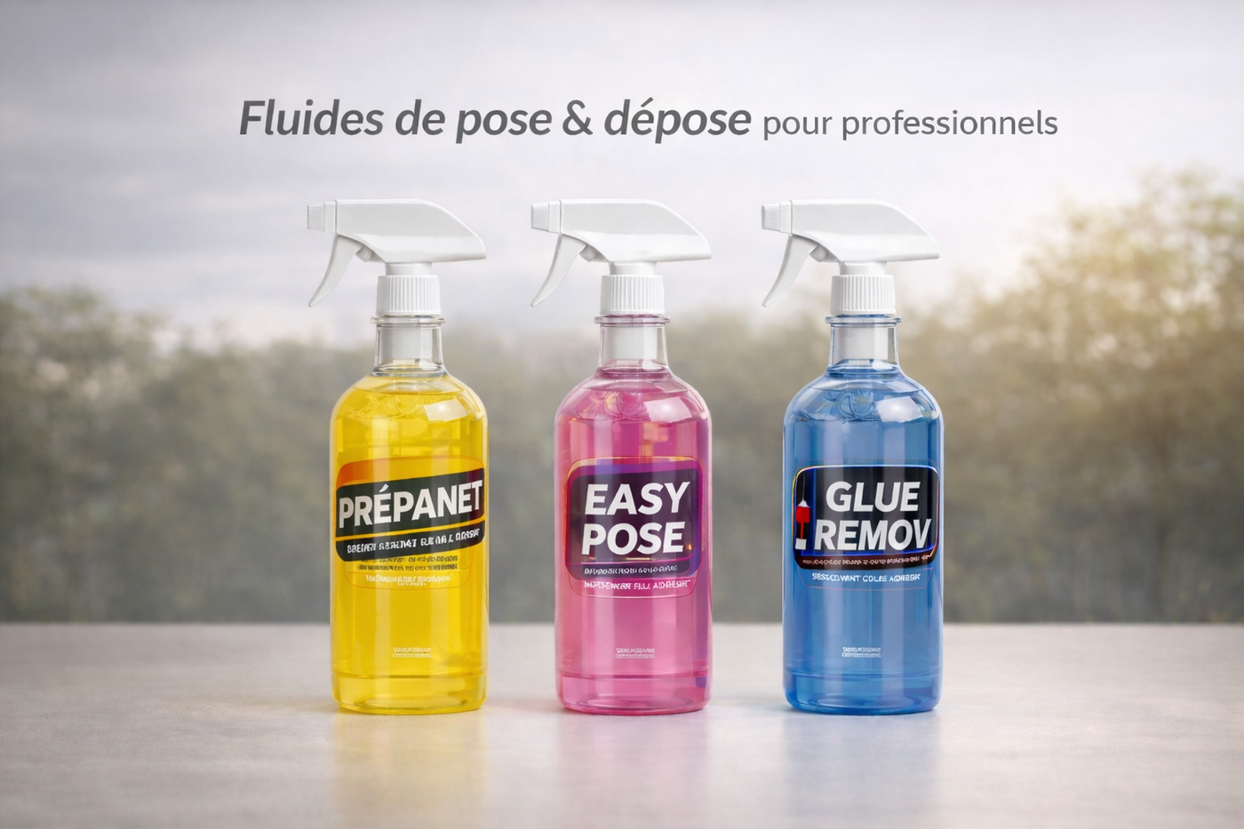 Fluides de pose et dépose d’adhésifs : des solutions pensées pour les professionnels