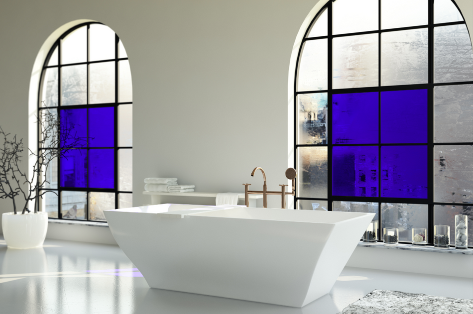 BLUE OCEAN C  - Film Design Couleur Transparent - 1.52m