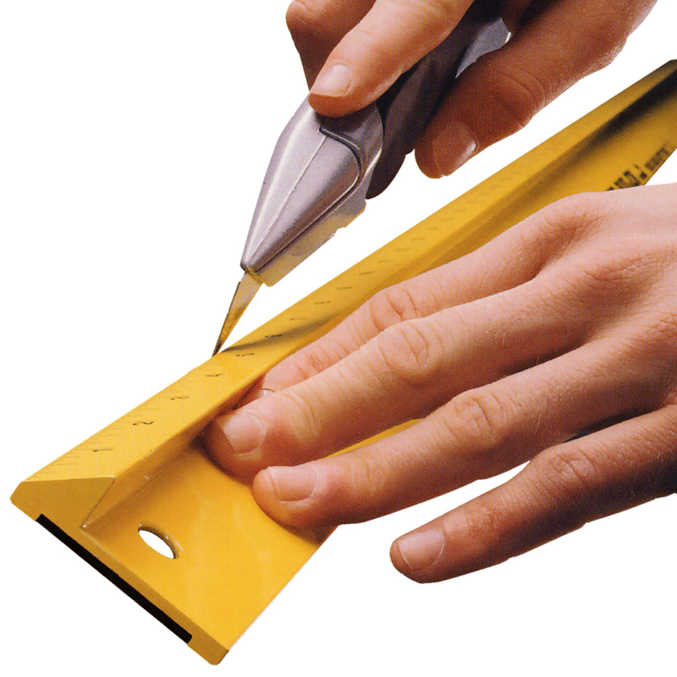 The Yellow 5 - Règle antidérapante - 100cm
