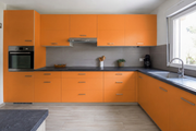 Avant après Coverstyl L3 Florida orange velvet grain - Couleur 🟠
