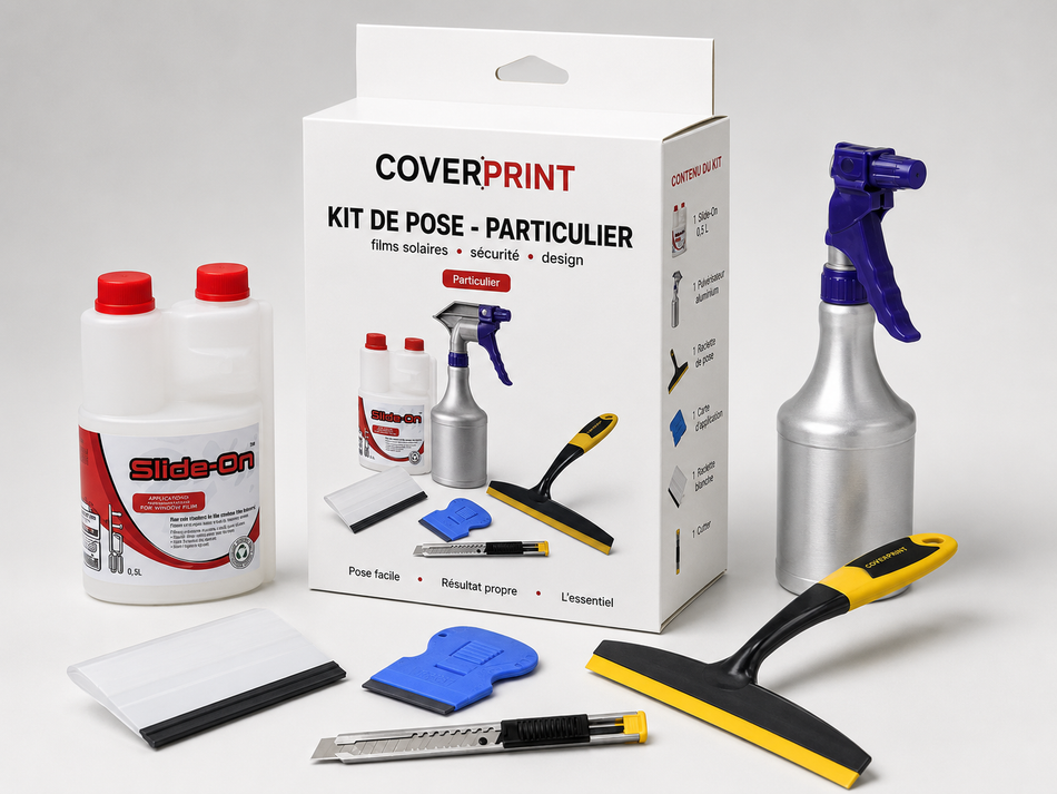 Kit de pose pour films solaire - PARTICULIER