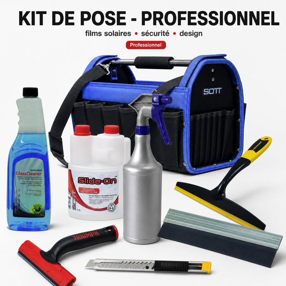 Kits de pose pour films solaires - PRO