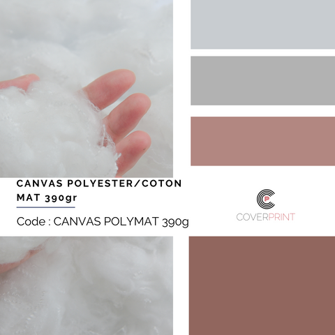 CANVAS POLYESTER/COTON MAT 390gr