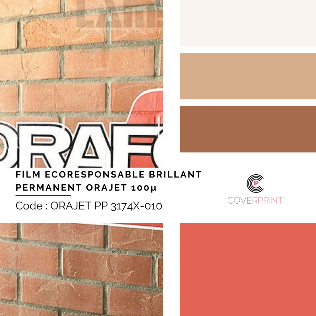 FILM ECORESPONSABLE BRILLANT PERMANENT ORAJET 100µ